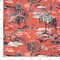 Upholstery Fabric - Blue,Red & Burgundy Global,Toile Upholstery Fabric 54 Inches"